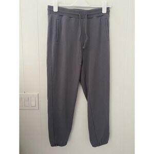 Barefoot Dreams Cozy Petite Jogger Pants Charcoal Gray Women's Size Small